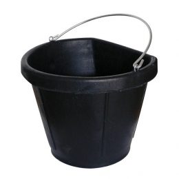 SECCHIO GOMMA SOFT NERA 20 LT Secchi & Mangiatoie 